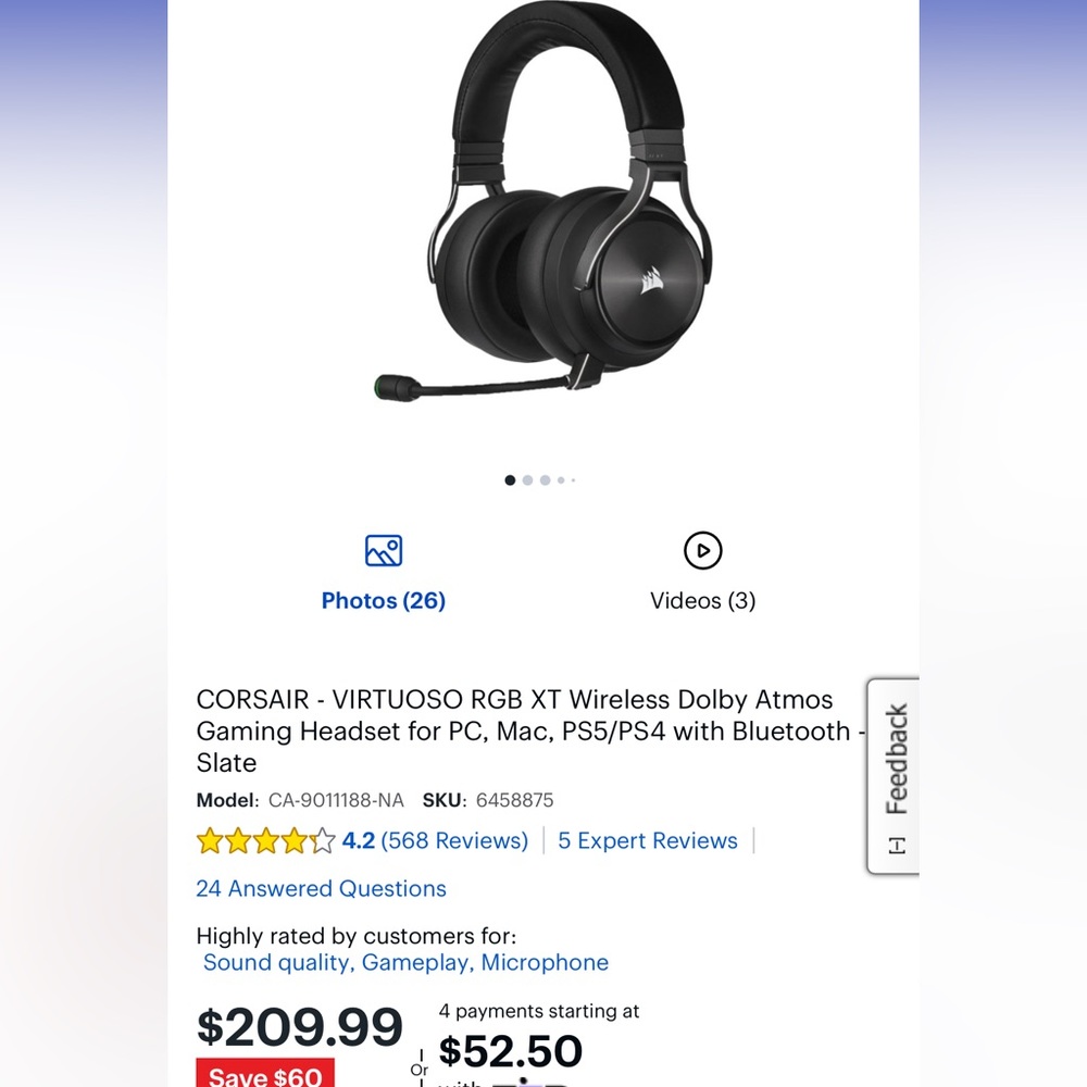 Corsair Gaming Headset
